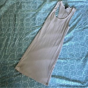 Pink midi bodycon dress